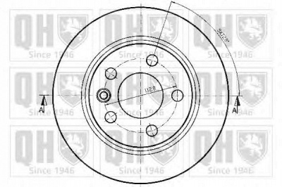 QUINTON HAZELL bdc4627 -  Тормозной диск